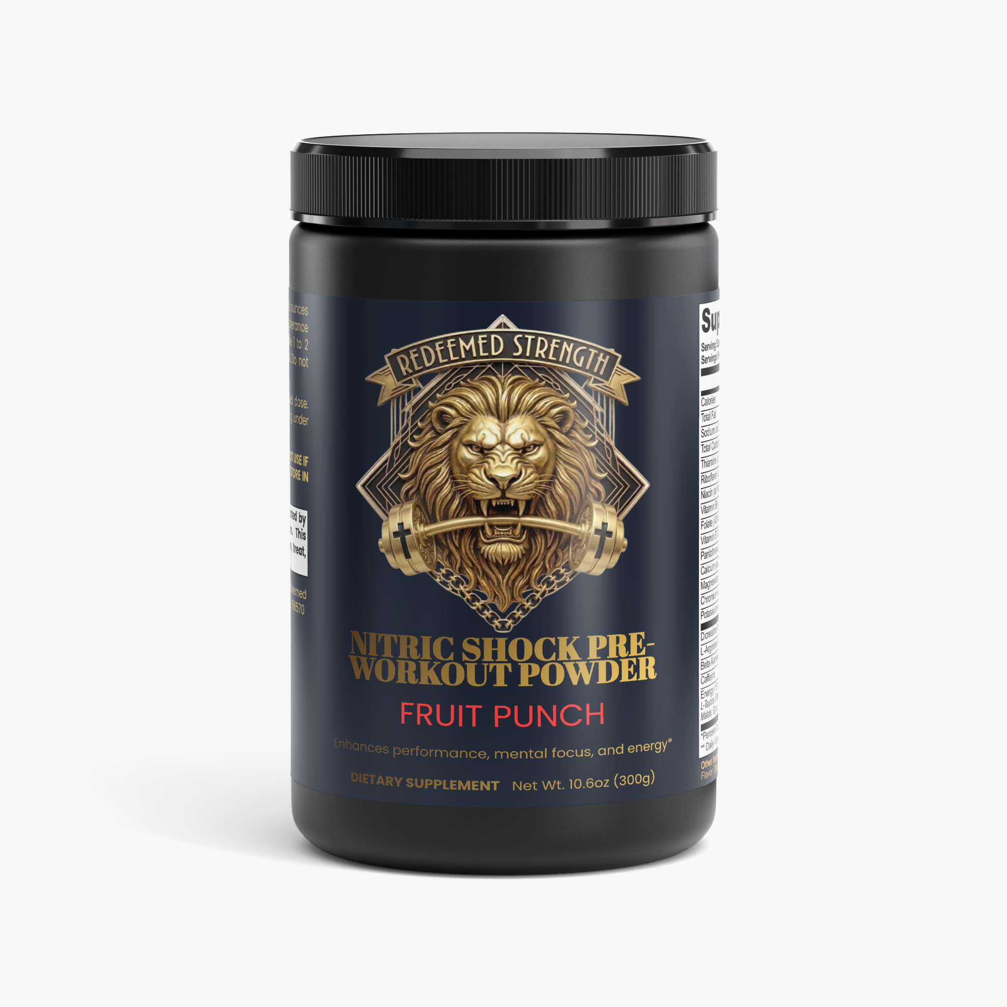 Nitric Shock Pre-Workout Powder (Fruit Punch)